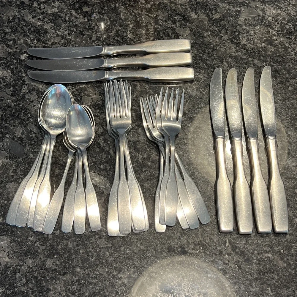 Vintage Oneida Community Paul Revere Stainless Steel Flatware Assorted Lot Of 27